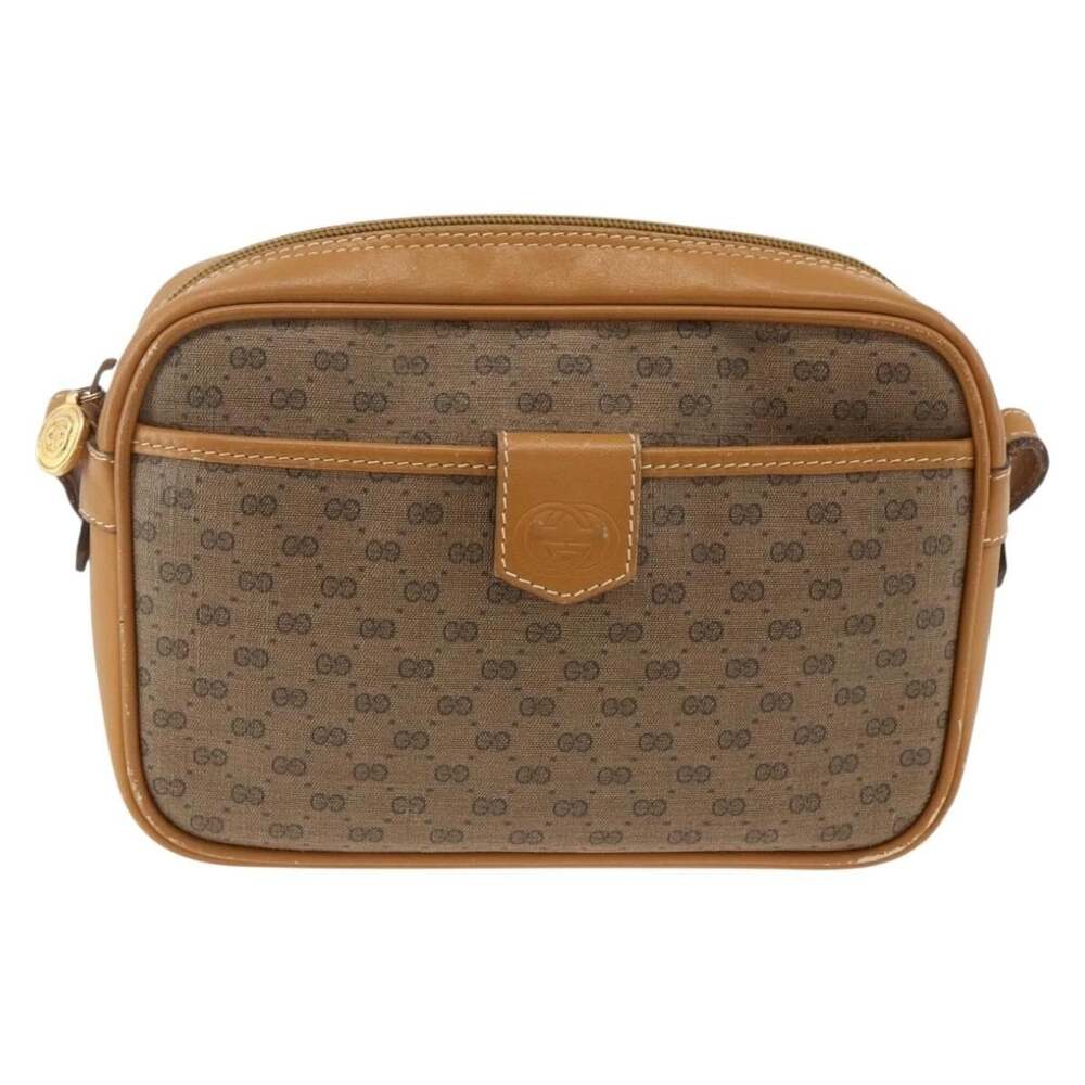 Gucci Micro GG Supreme Shoulder Bag Beige